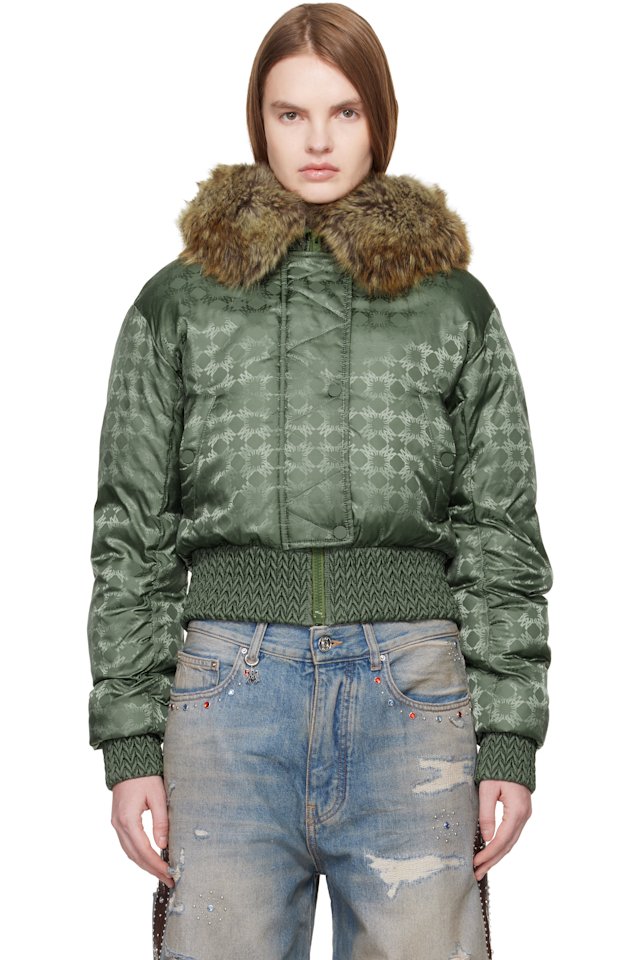 AMIRI — Green MA Quad Hooded Jacket