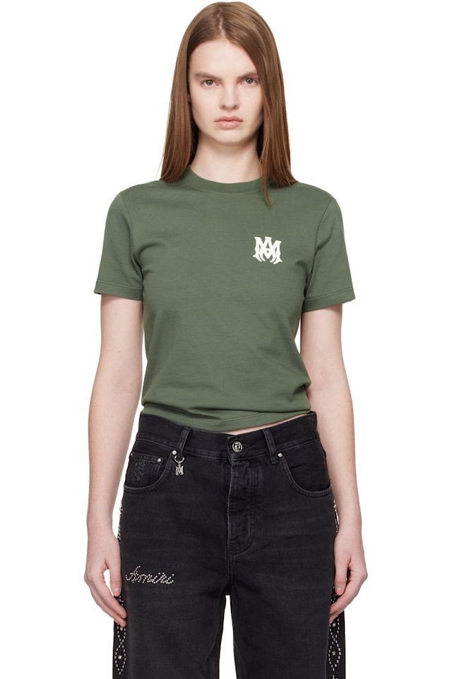 AMIRI — Green MA Core Logo T-shirt