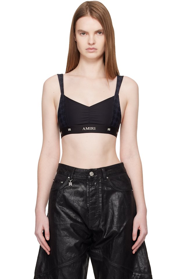 AMIRI — Black MA Quad Sport Bra
