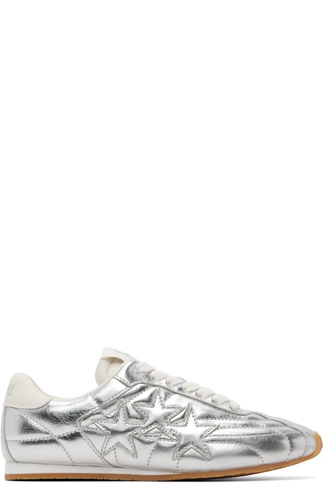 AMIRI — Silver Pacific Football Slim Sneakers