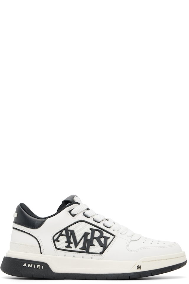 AMIRI — White & Black Classic Low Sneakers