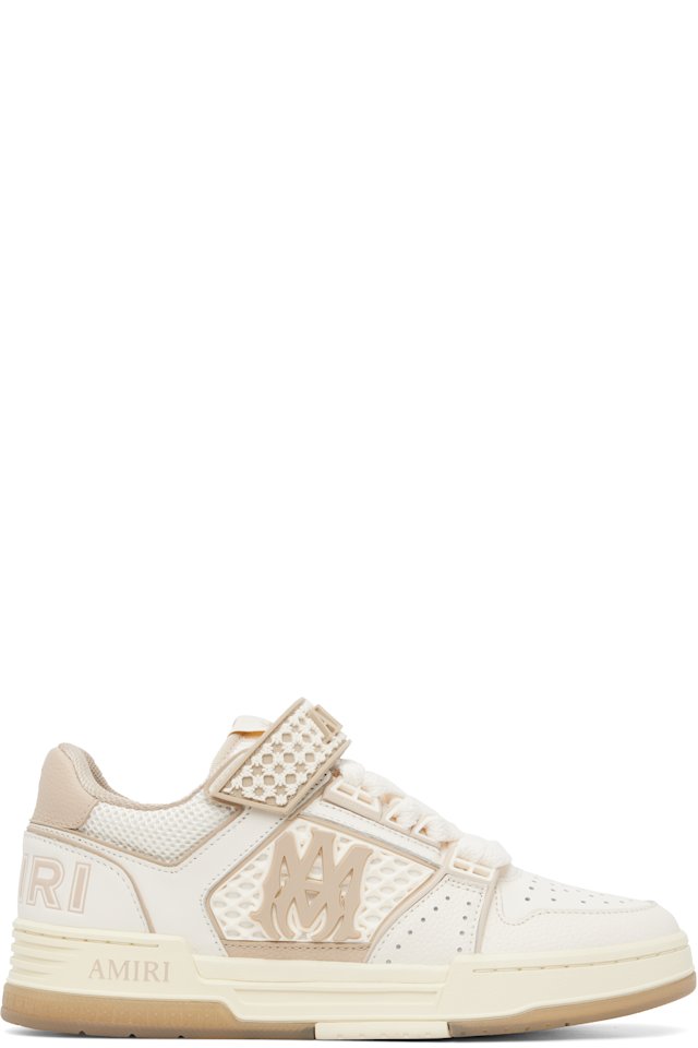 AMIRI — White & Beige MA Skyline Sneakers
