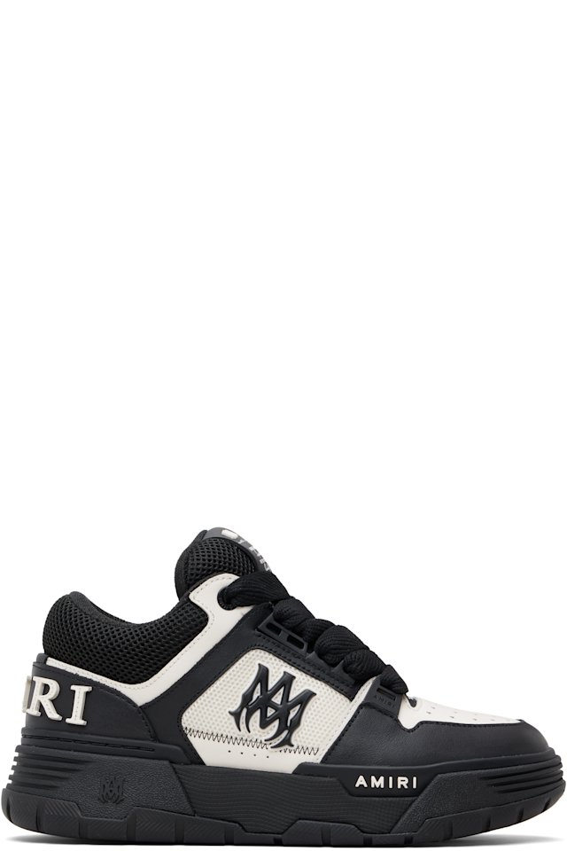 AMIRI — White & Black MA Patch MA-1 Sneakers