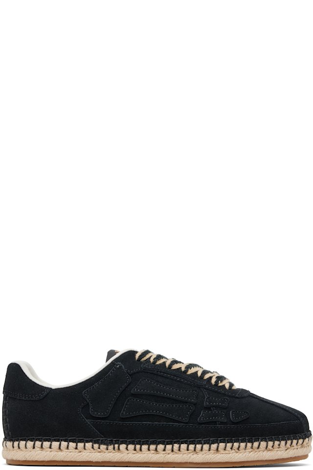 AMIRI — Black Pacific Bones Espadrilles