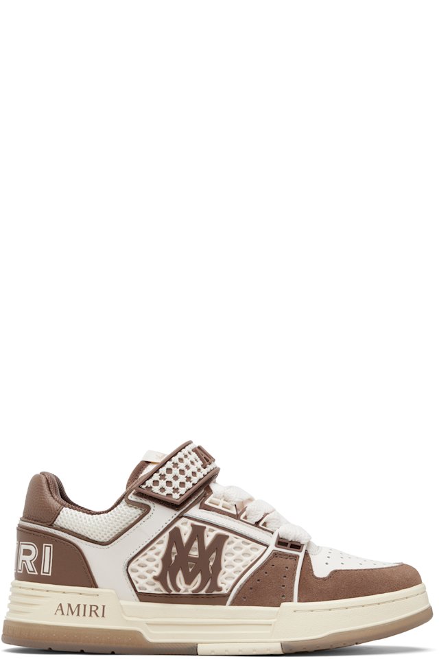 AMIRI — Brown & White MA Skyline Sneakers