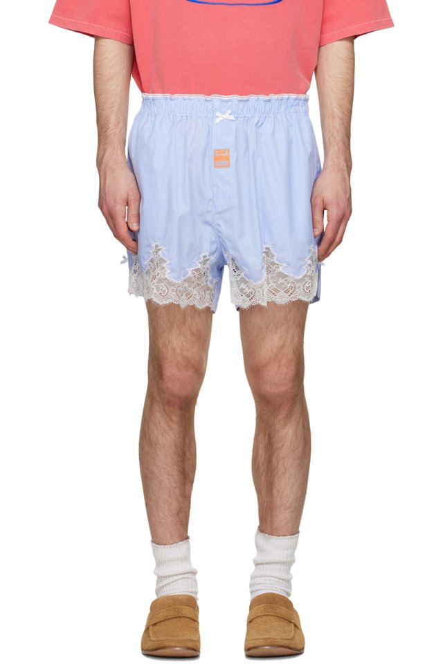 Martine Rose — Blue 'French Knickers' Shorts