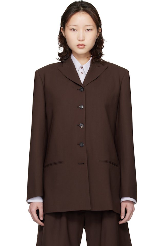 Cordera — Brown Tailored Blazer