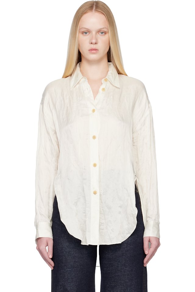 KHAITE — Off-White Goya Shirt