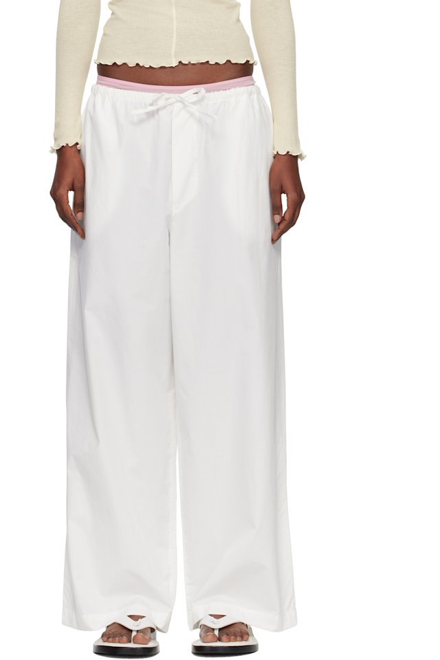 Baserange — White Kolla Lounge Pants