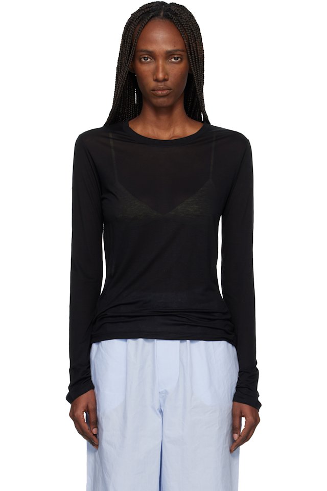 Baserange — Black Long Sleeve T-Shirt