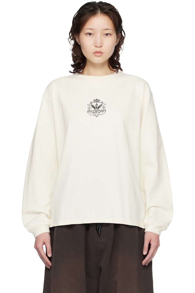 Rhude — Off-White Grand Cru Crest LS T-shirt