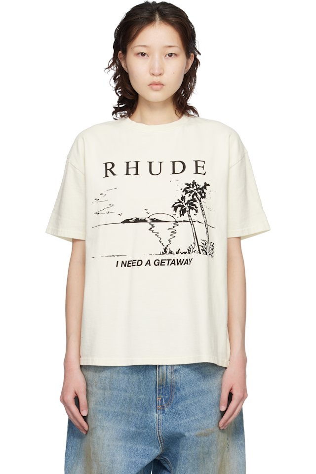 Rhude — Off-White 'I Need A Getaway' T-shirt
