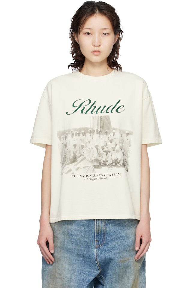 Rhude — Off-White Virgin Islands Script T-shirt