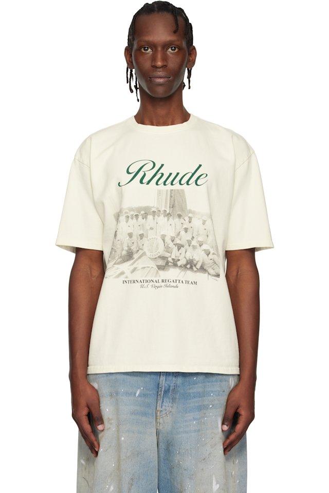 Rhude — Off-White Virgin Islands Script T-shirt