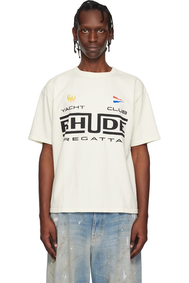 Rhude — Off-White 'Rhude Regatta Club' T-shirt