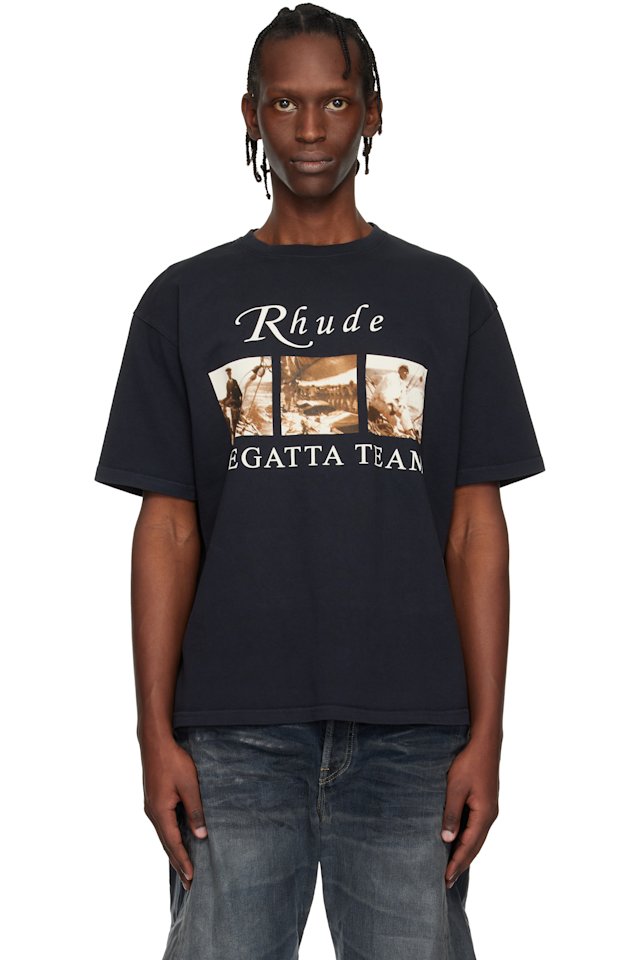 Rhude — Black USVI Regatta Tour T-shirt