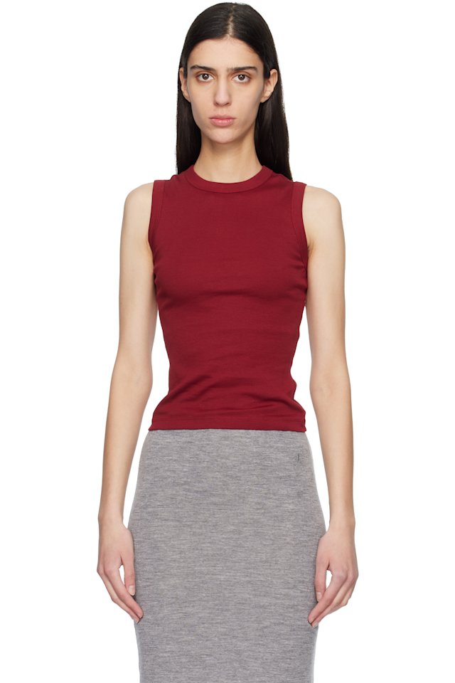 FLORE FLORE — Red Esmé Tank Top