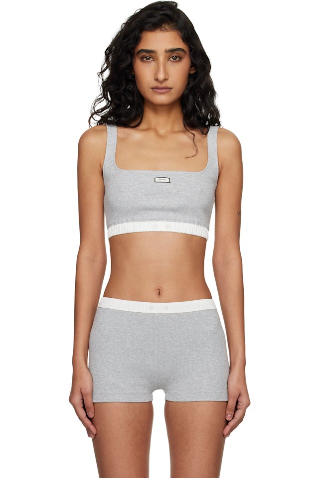 Entire Studios — Gray Lounge Bra