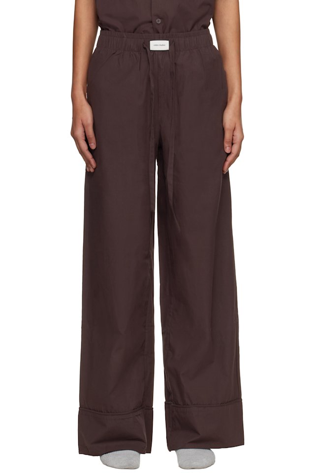 Entire Studios — Brown Pajama Lounge  Pants