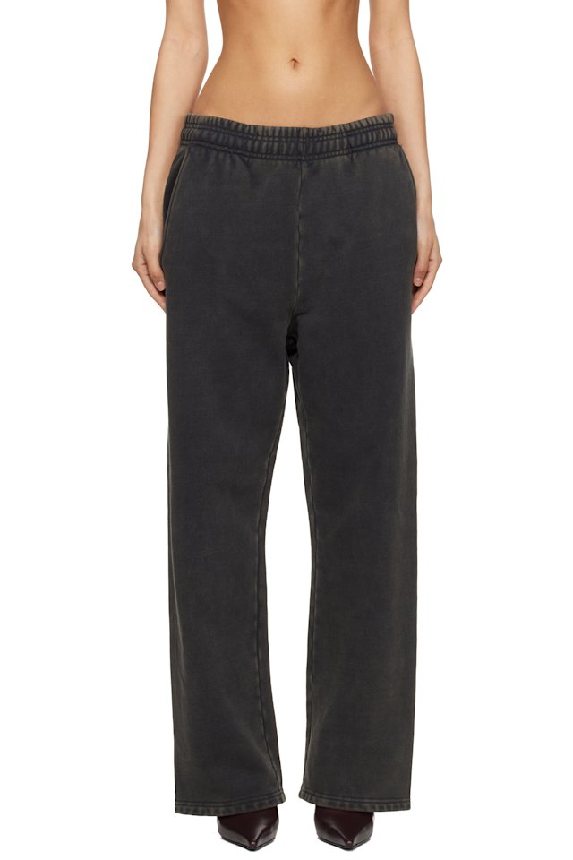 Entire Studios — Black Straight Leg Sweatpants