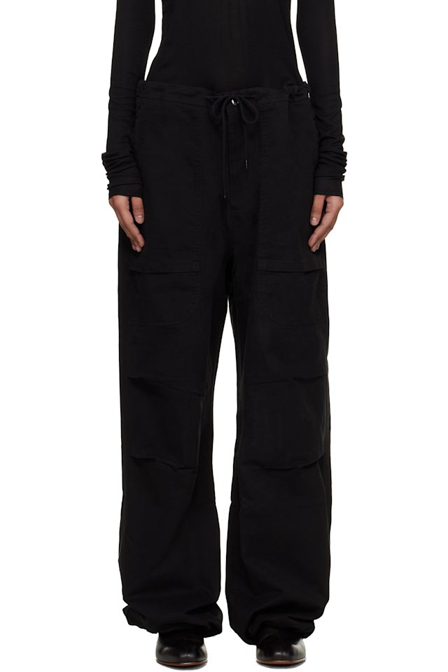 Entire Studios — Black Barren Cargo Pants