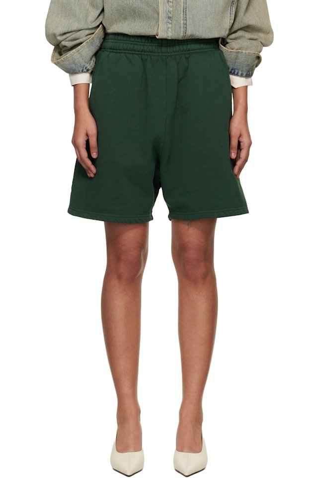 Entire Studios — Green Standard Sweat Shorts