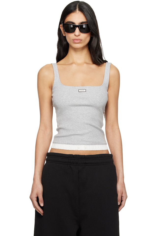 Entire Studios — Gray Lounge Tank Top