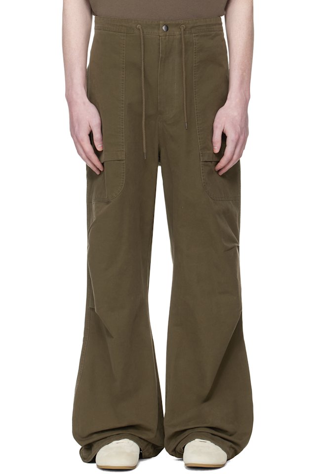 Entire Studios — Khaki Barren Cargo Pants