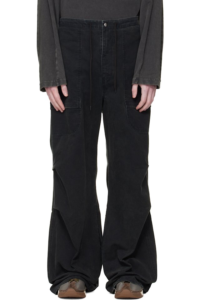 Entire Studios — Black Barren Cargo Pants