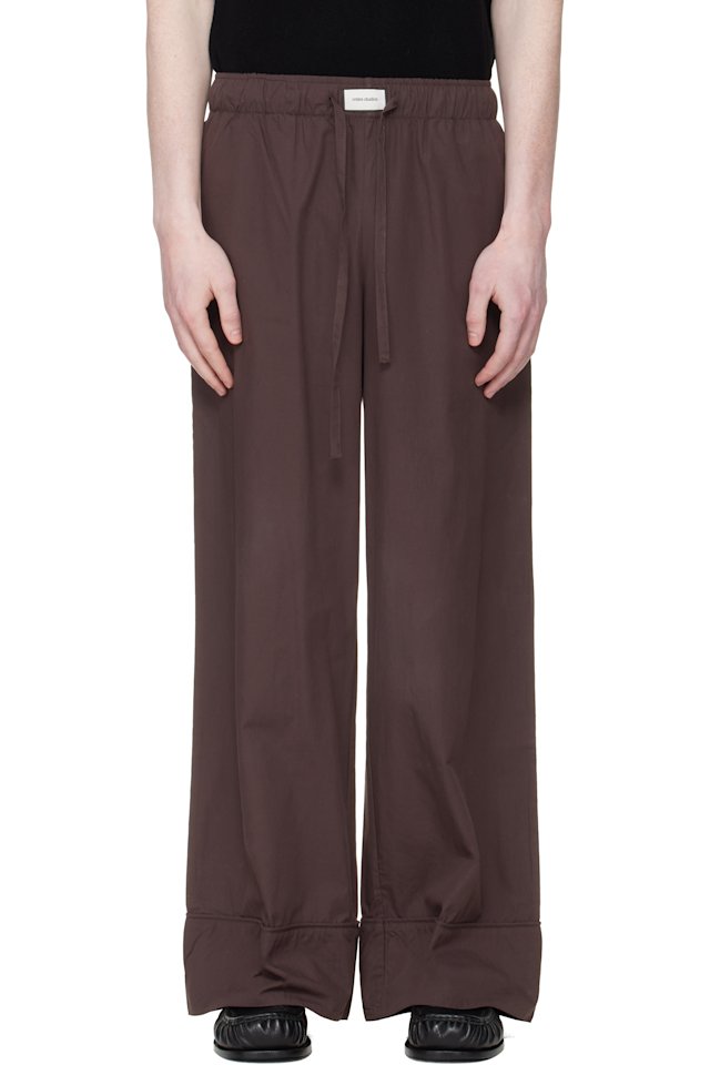 Entire Studios — Brown Pajama Lounge Pants