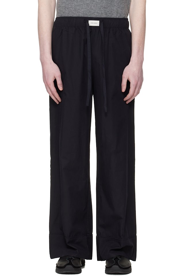 Entire Studios — Black Pajama Lounge Pants