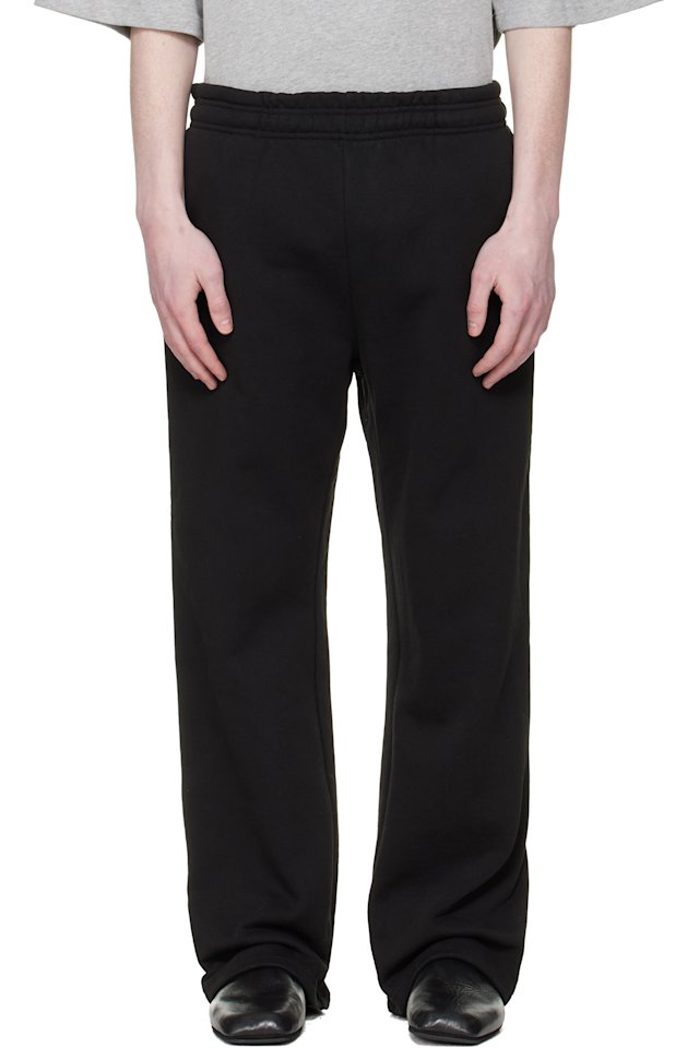 Entire Studios — Black Straight Leg Sweatpants