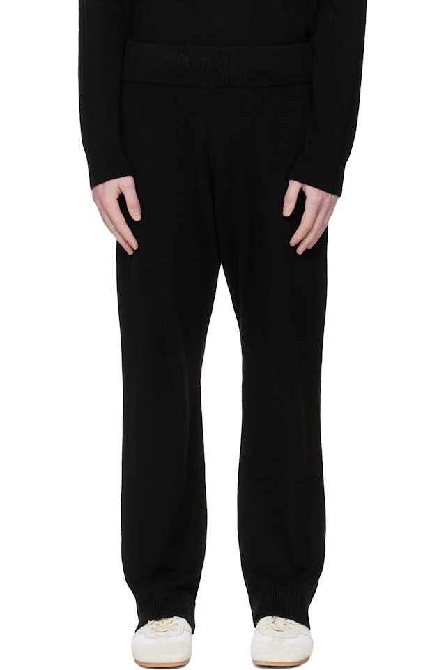 Entire Studios — Black Knit Lounge Pants