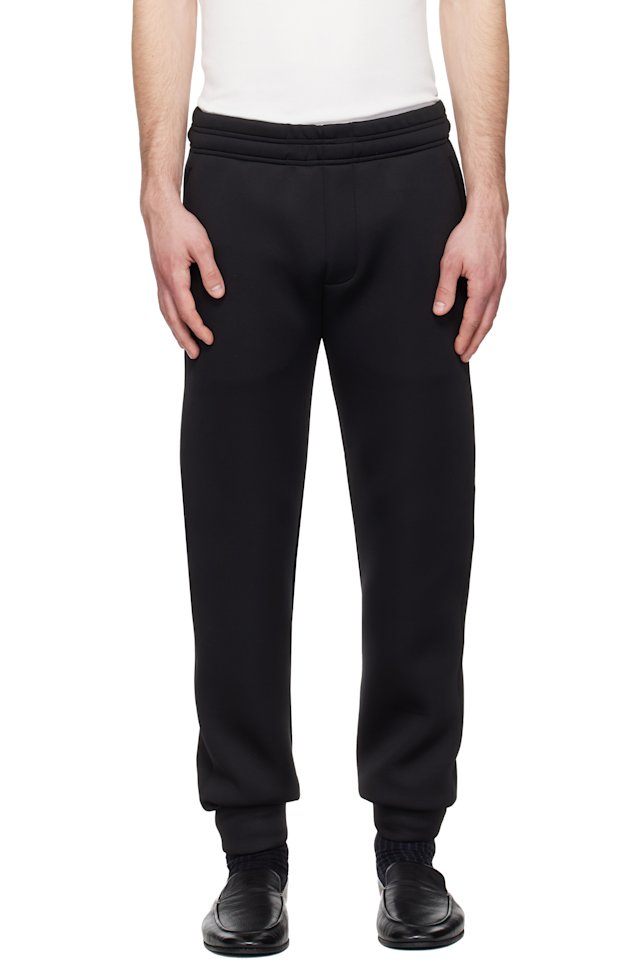 Entire Studios — Black Slim Scuba Sweatpants