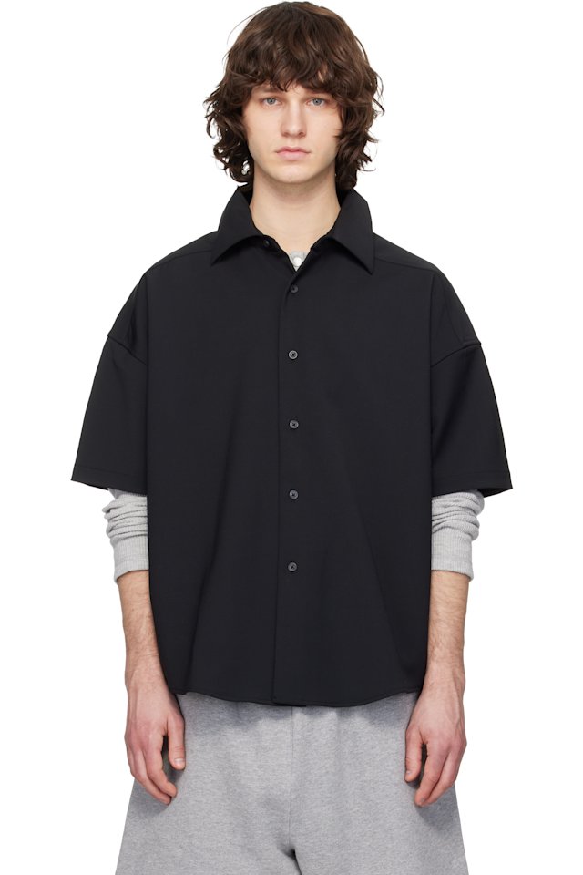 Entire Studios — Black Short Sleeve Shirt