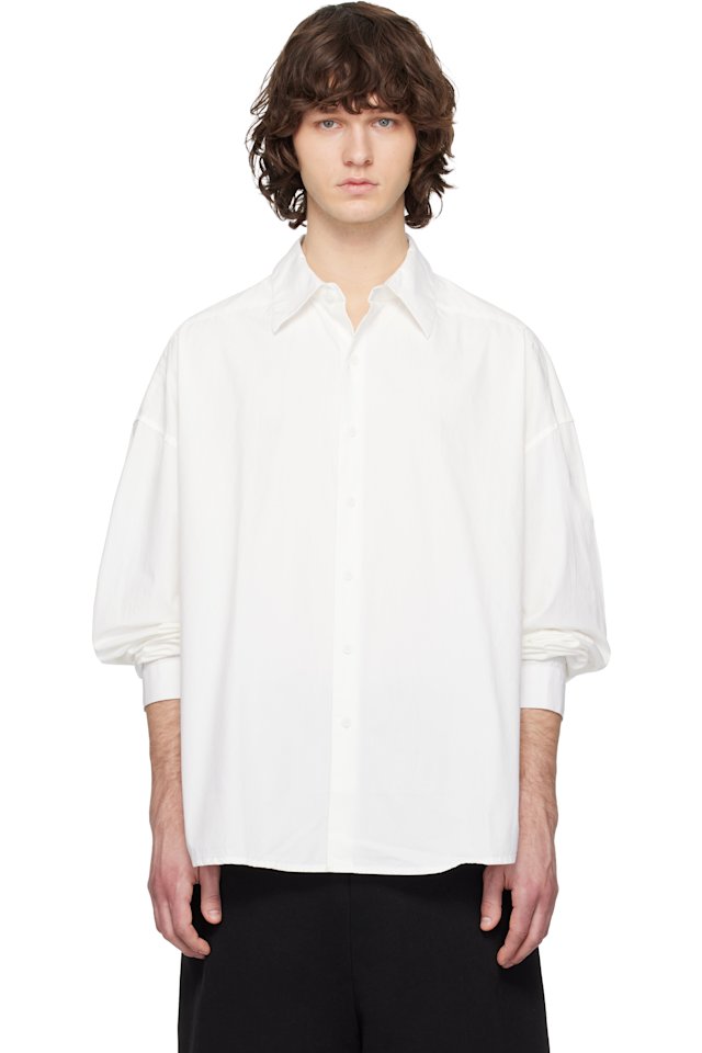 Entire Studios — White Miller Shirt