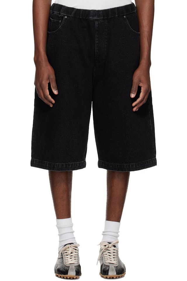 Entire Studios — Black Spar Shorts