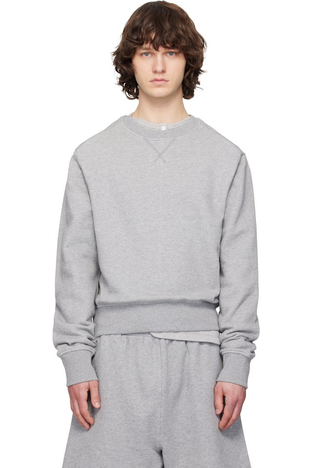 Entire Studios — Gray Pod Crew Sweatshirt