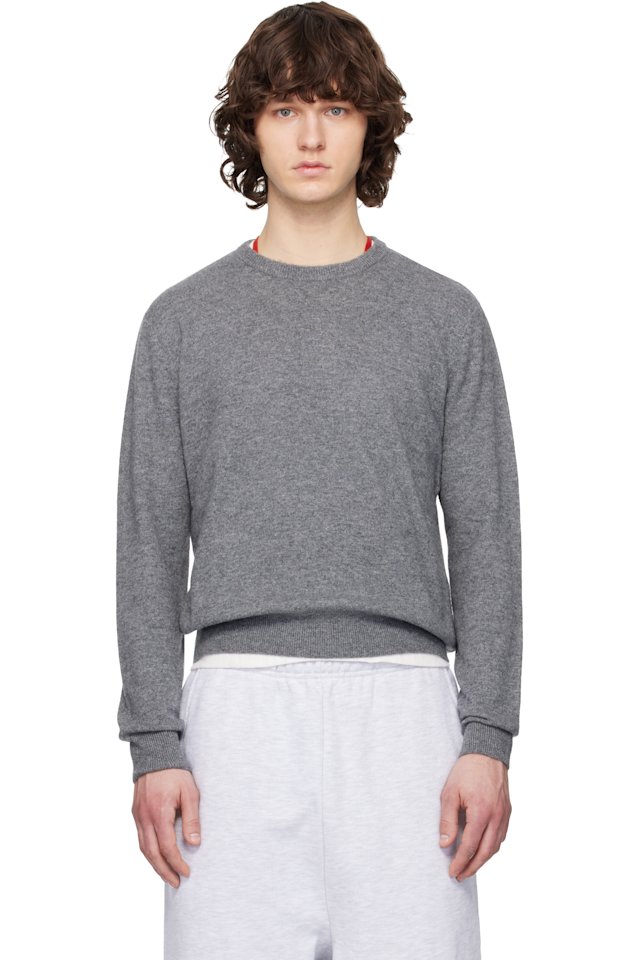 Entire Studios — Gray Knit Crewneck Sweater