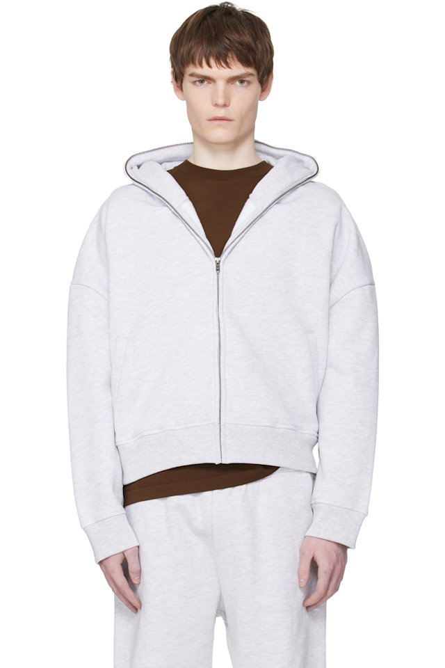 Entire Studios — Gray Eternal Zip Hoodie