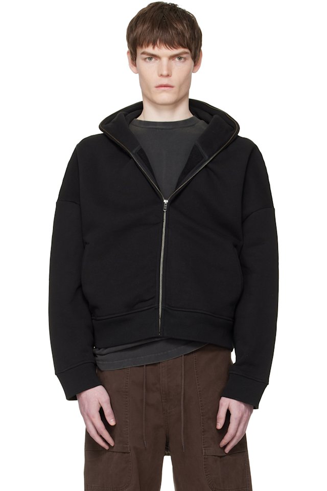Entire Studios — Black Eternal Zip Hoodie