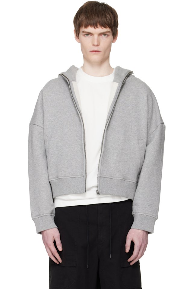 Entire Studios — Gray Eternal Zip Hoodie