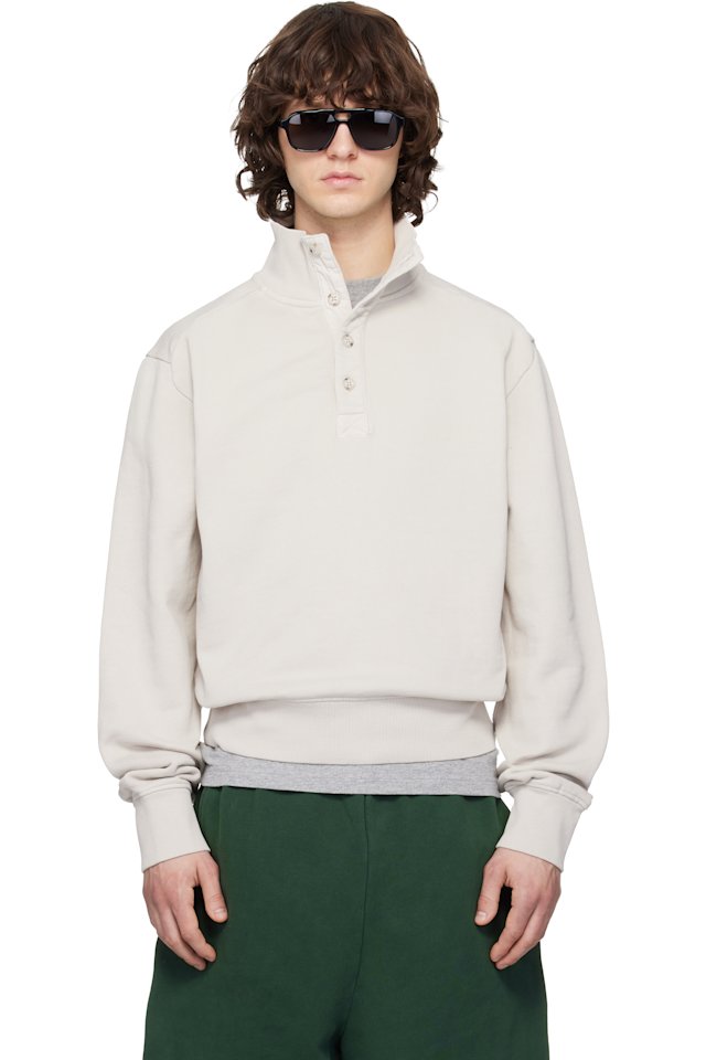 Entire Studios — Off-White Port Pullover Sweatshirt