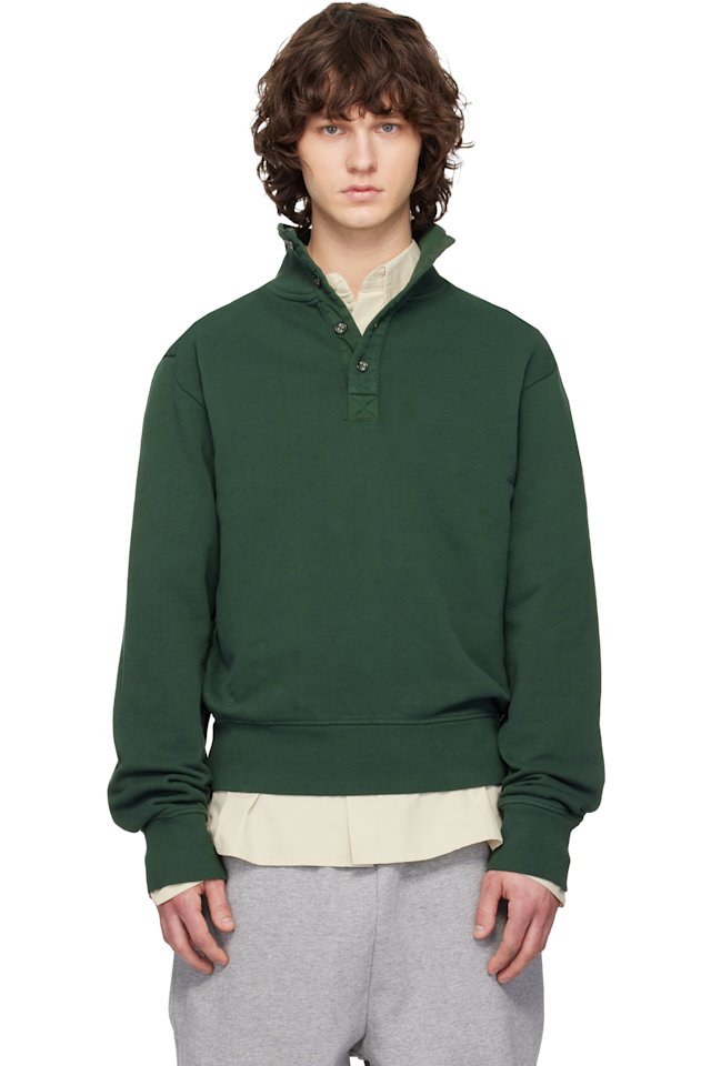Entire Studios — Green Port Pullover Sweatshirt
