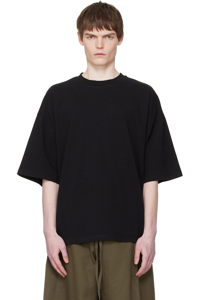 Entire Studios — Black Heavy Boxy T-shirt