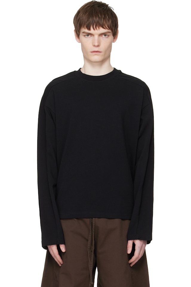 Entire Studios — Black Heavy Long Sleeve T-shirt