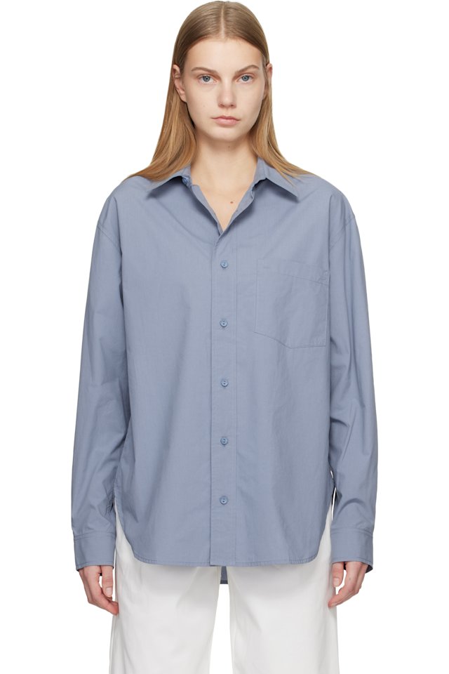 Matteau — Blue Relaxed Shirt