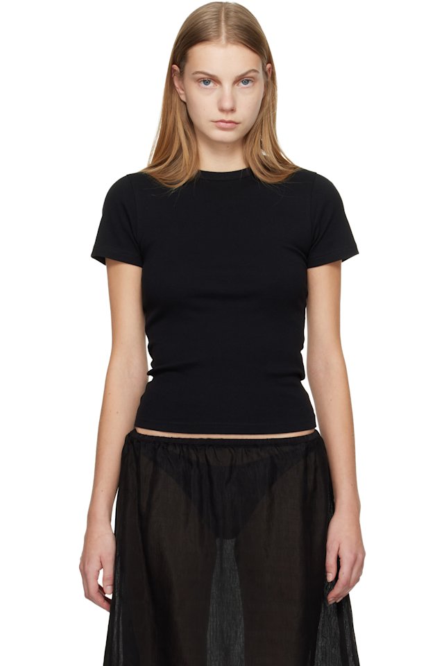 Matteau — Black Rib Baby T-shirt