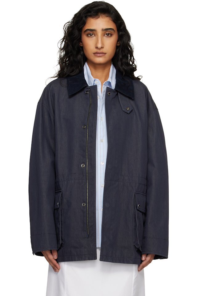 Dunst — Navy Cotton Chore Jacket