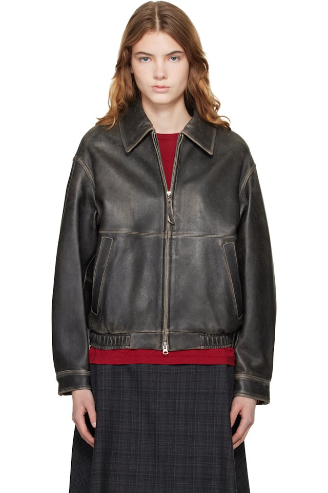 Dunst — Black Drizzler Leather Jacket